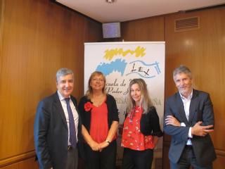 Los vocales del CGPJ Juan Manuel Fernández, Victoria Cinto, Roser Bach y Fernando Grande-Marlaska.JPG